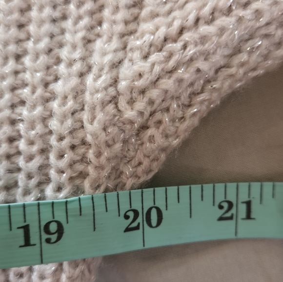 ESQUALO | Soft Cream Turtleneck Sweater Dress, Size S (Oversized) - Picture 5 of 7